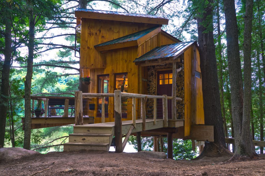 Vermont Tree Cabin Waterford, Vermont Treehouse Rental